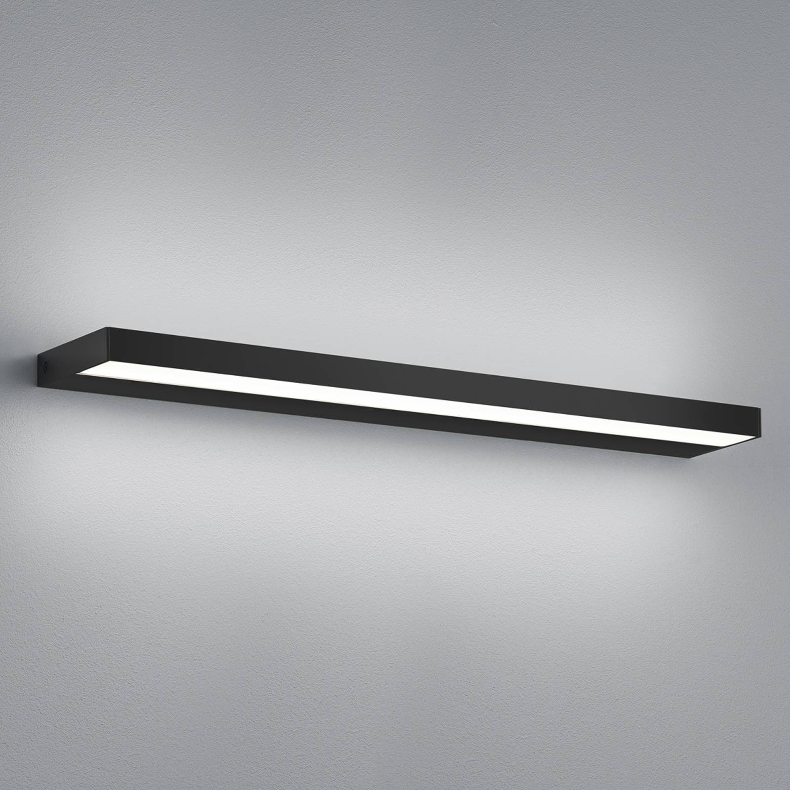 Helestra Slate LED-Wandleuchte, matt schwarz 60 cm von Helestra