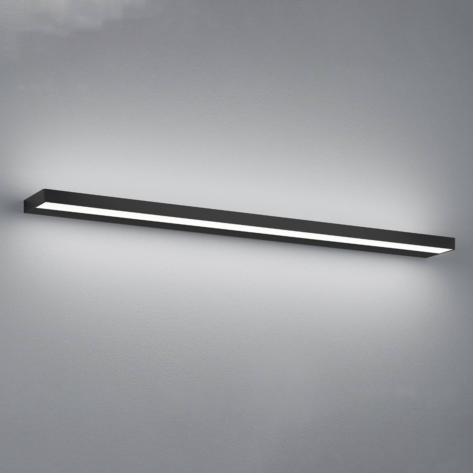 Helestra Slate LED-Wandleuchte, matt schwarz 90 cm von Helestra