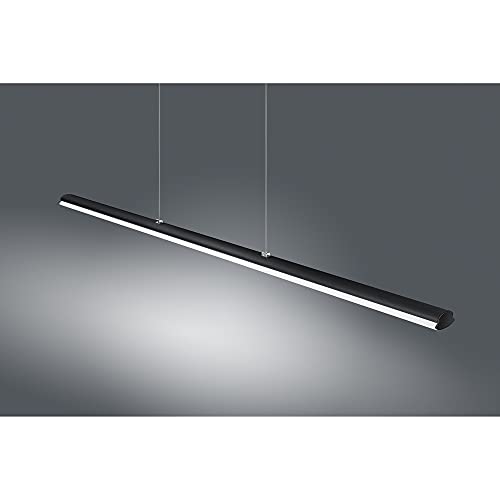 Helestra Venta Pendelleuchte LED, schwarz matt mit Easy-Lift-System von Helestra