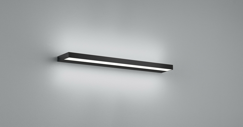Helestra Wandleuchte Slate Wandleuchte Leuchte Lampe Licht Mattschwarz 60 Cm 12 W B-Ware Helestra Wandleuchte Slate Wandleuchte Leuchte Lampe Licht Mattschwarz 60 Cm 12 W B-Ware von Helestra