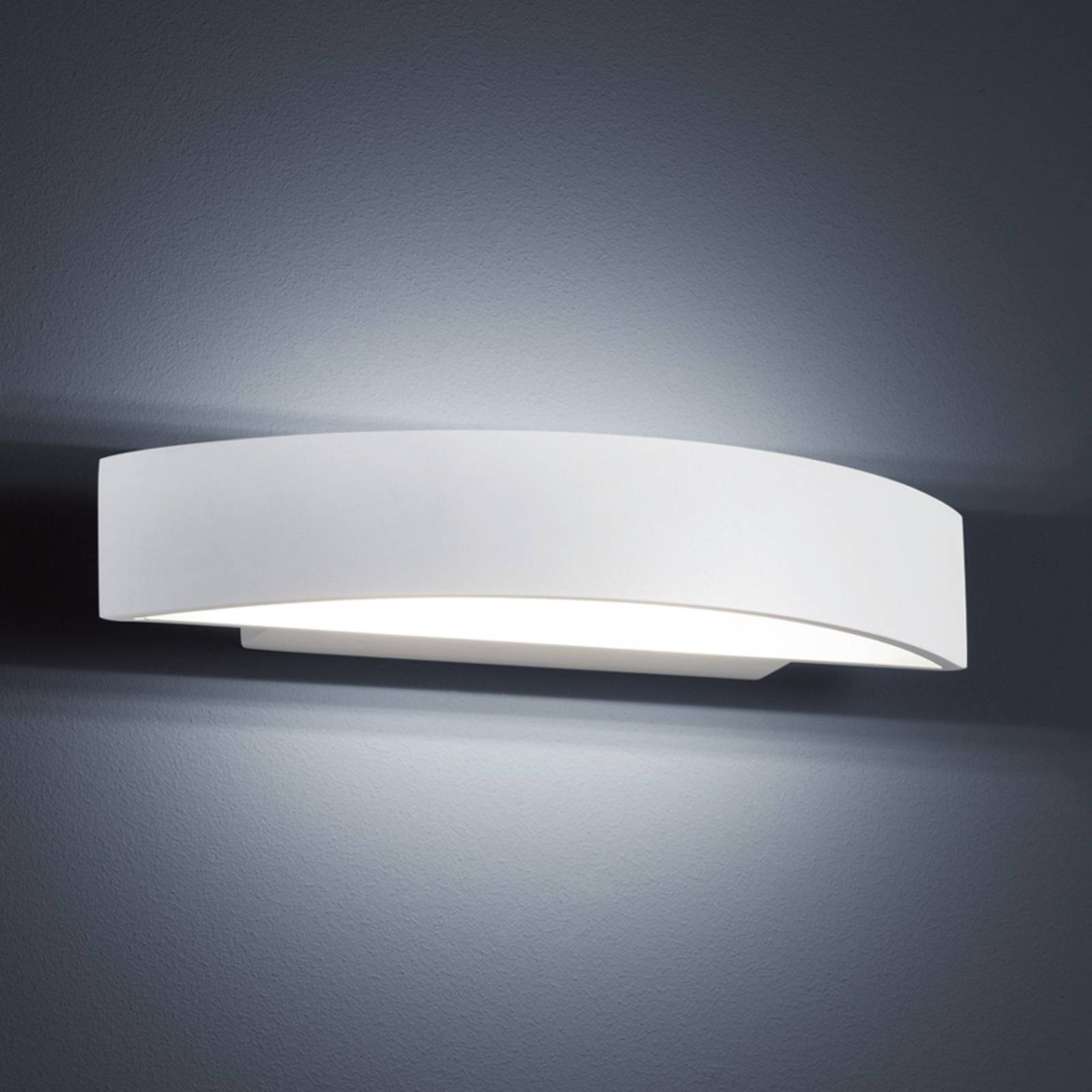 Helestra Yona LED-Wandlampe, weiß, 27,5 cm von Helestra