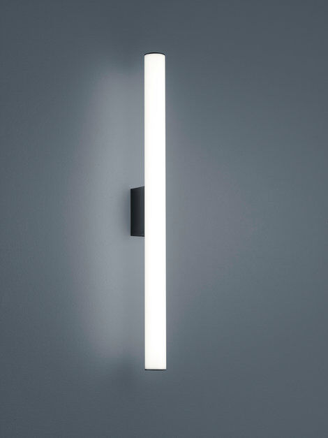 elegante LED Wand/Deckenleuchte Loom 600 mattschwarz von Helestra von Helestra