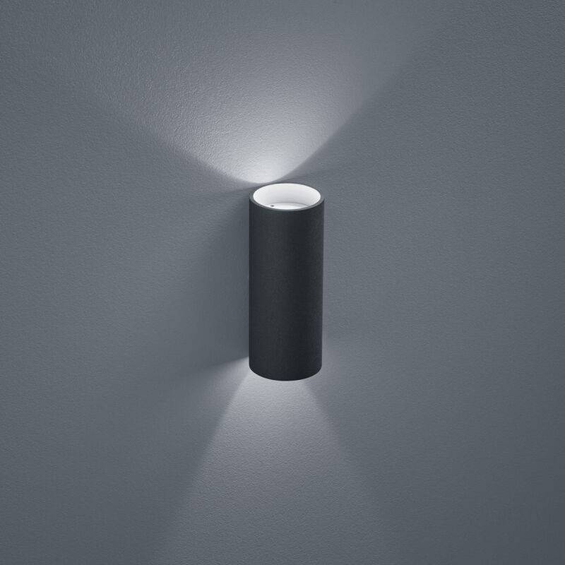 smarte LED Wandleuchte Swift graphit von Helestra
