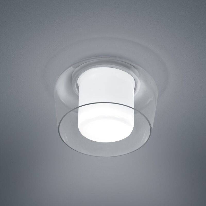 tolle Glas Deckenleuchte Canio klar von Helestra