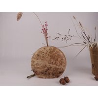 Gedrechselte Vase Ahornmaser Absolutes Unikat von HelgaGoetz