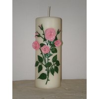 Geschenkkerze "Rosenzweig" Geschenkkerze "Rosenzweig" von HelgasKerzengarten