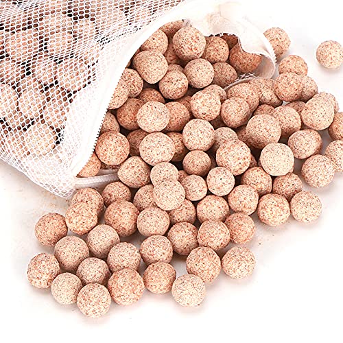 Helhom Aquarium Hohl Filter Quarz Kugel, Bio Filtration Kugeln, Nano-Quarz-Filters phäre für Aquarien-Fangbecken bedarf 534g von Helhom