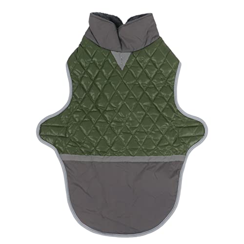 Hunde Wintermäntel, Winddichte warme Weste Jacke Plüschfutter verstellbares Design, Außenschicht für kleine mittelgroßen Hunden Kaltes Wetter im Freien im Freien (S) von Helhom