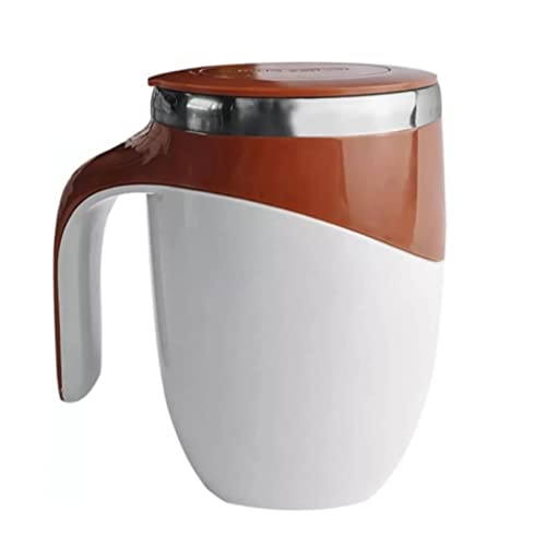 Selbst rührende Becher, 304 Edelstahl Automatische magnetische Rührkaffeetasse mit Deckel für Heimreisereisen 380 ml Selbst rührende Becher, 304 Edelstahl Automatische magnetische Rührkaffeetasse mit Deckel für Heimreisereisen 380 ml von Helhom