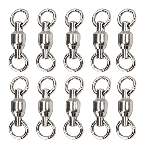 Vogelfußringe, Edelstahl -Papageien Beintraining Aktivität Ringe Haustier -Trainingszubehör, kleine mittlere Vögel 10pcs (2#) von Helhom