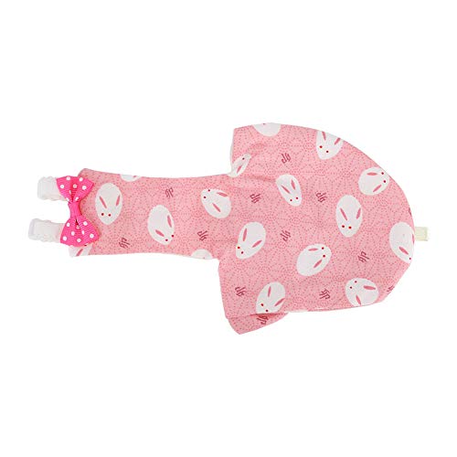 Vogelwindel, Papageienwindel, Vogelfluganzug waschbare süße Kleidung, Mini -Papagei -Haustier -Windeln Urin Proof Pink Kaninchen Ananas Baumwolle (L) von Helhom