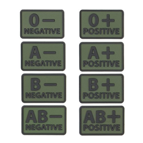 Helikon Blut Patch Set von 2 Oliv Grün 0- von Helikon-Tex