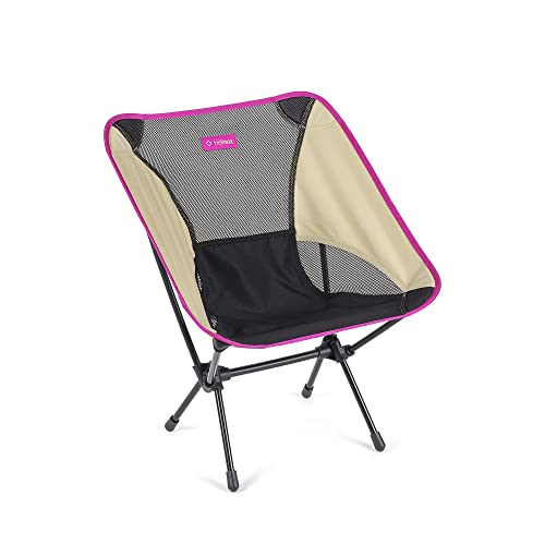 Helinox Chair One | Der originalstuhl bleibt die ultimative Kombination aus Komfort, leichtgewichtiger verstaubarkeit und ausgeklügeltem Design (Black and Purple Khaki) von Helinox