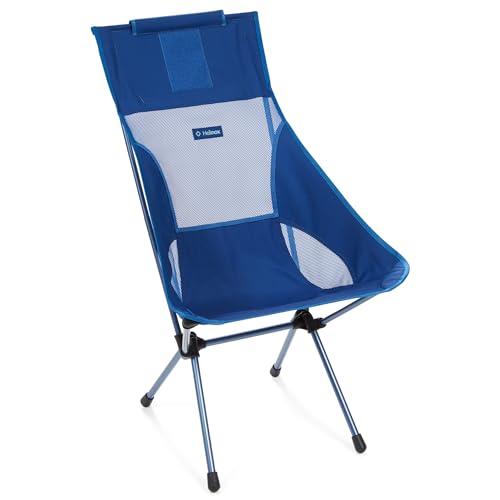 Helinox Sunset Chair | Mit seinem erweiterten Design ist Dieser Stuhl möglicherweise die ultimative Kombination aus Verstaubarkeit, Komfort und Unterstützung (Blue Block + Pockets) von Helinox