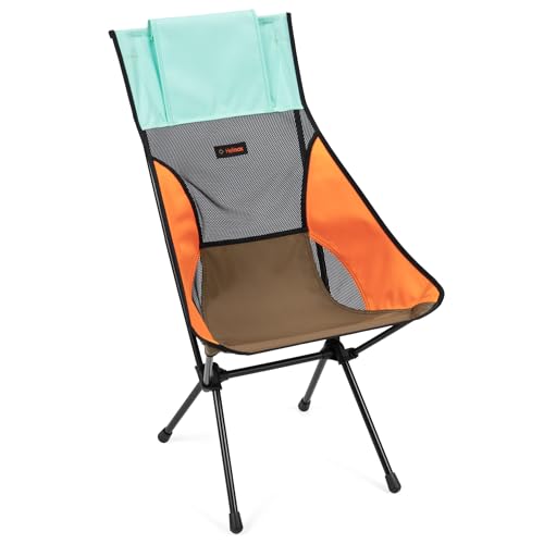 Helinox Sunset Chair | Mit seinem erweiterten Design ist Dieser Stuhl möglicherweise die ultimative Kombination aus Verstaubarkeit, Komfort und Unterstützung (Mint Multiblock) von Helinox