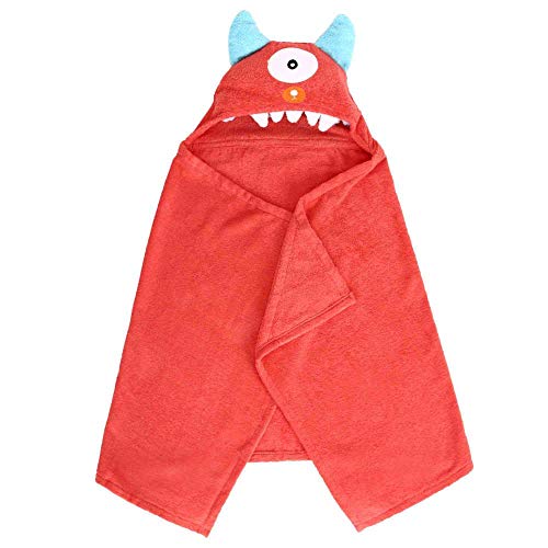 Helio Ferretti Kinder Monster Handtücher, Rot, Baumwolle, Einheitsgröße von Helio Ferretti