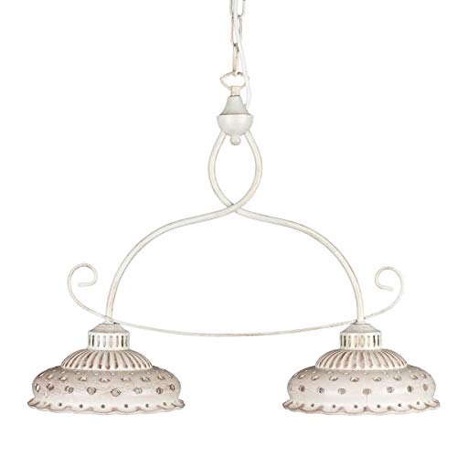 Helios Leuchten 207146 Keramiklampe antik-weiß | beige - braun | Pendellampe Pendelleuchte aus Keramik | handbemalte Keramikleuchte | Hängelampe Esstisch 2 x E27 Helios Leuchten 207146 Keramiklampe antik-weiß | beige - braun | Pendellampe Pendelleuchte aus Keramik | handbemalte Keramikleuchte | Hängelampe Esstisch 2 x E27 von Helios Leuchten