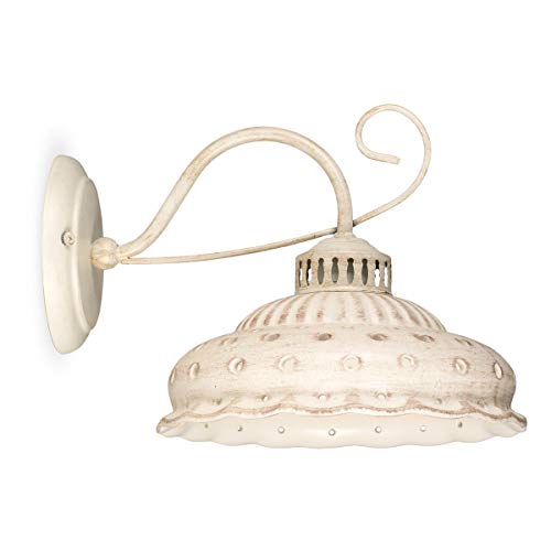 Helios Leuchten 3071413 Wandlampe Keramik antik weiß | beige braun bemalt | Keramiklampe Keramikleuchte | Wandleuchte mit 1 x E27 Helios Leuchten 3071413 Wandlampe Keramik antik weiß | beige braun bemalt | Keramiklampe Keramikleuchte | Wandleuchte mit 1 x E27 von Helios Leuchten