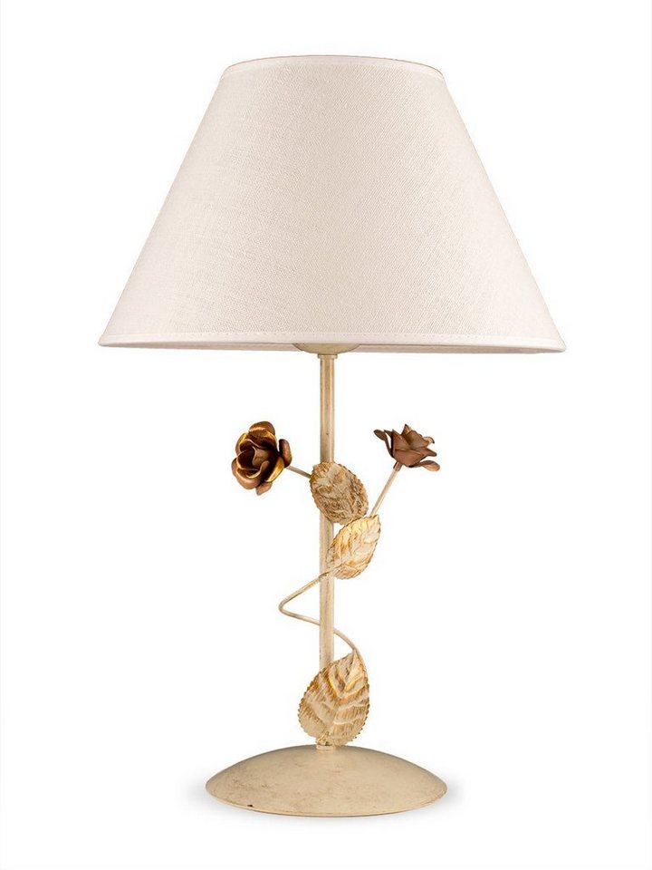 Helios Leuchten LED Tischleuchte Florentiner Tischlampe im Landhausstil Stoffschirm Leinen, für Nachttisch Schreibtisch Sideboard, LED wechselbar, handgefertigtes Produkt Helios Leuchten LED Tischleuchte Florentiner Tischlampe im Landhausstil Stoffschirm Leinen, für Nachttisch Schreibtisch Sideboard, LED wechselbar, handgefertigtes Produkt von Helios Leuchten