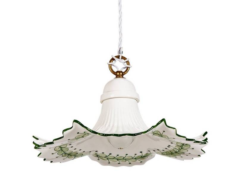 Helios Leuchten Pendelleuchte Küchenlampe Keramik, Keramiklampe, Deckenlampe, Hängelampe, für Küche Esstisch, handgefertigt handbemalt von Helios Leuchten