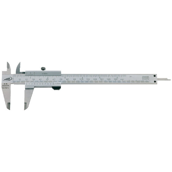 HELIOS PREISSER - Taschenmessschieber Feststellschraube 200mm rostfrei ET von Helios Preisser