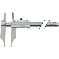 Werkstattmessschieber din 862 300 mm mit Messerspitzen parallaxfreie Ablesung Schnabellänge 90 mm von Helios Preisser