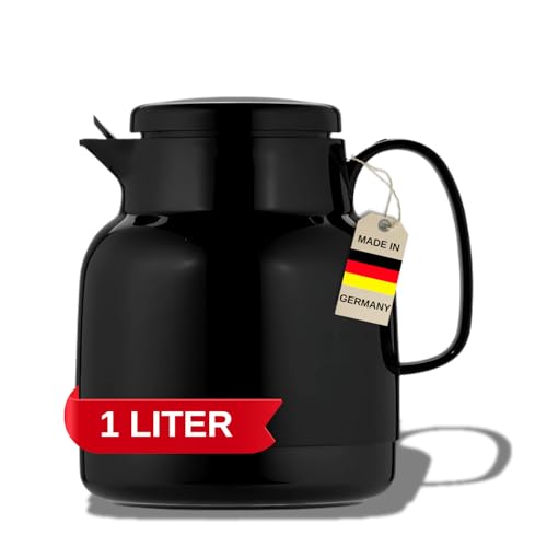 Helios Mondo Kunststoff-Isolierkanne mit Teesieb, Schwarz, 14.2 x 13.6 x 19.3 cm Helios Mondo Kunststoff-Isolierkanne mit Teesieb, Schwarz, 14.2 x 13.6 x 19.3 cm von Helios