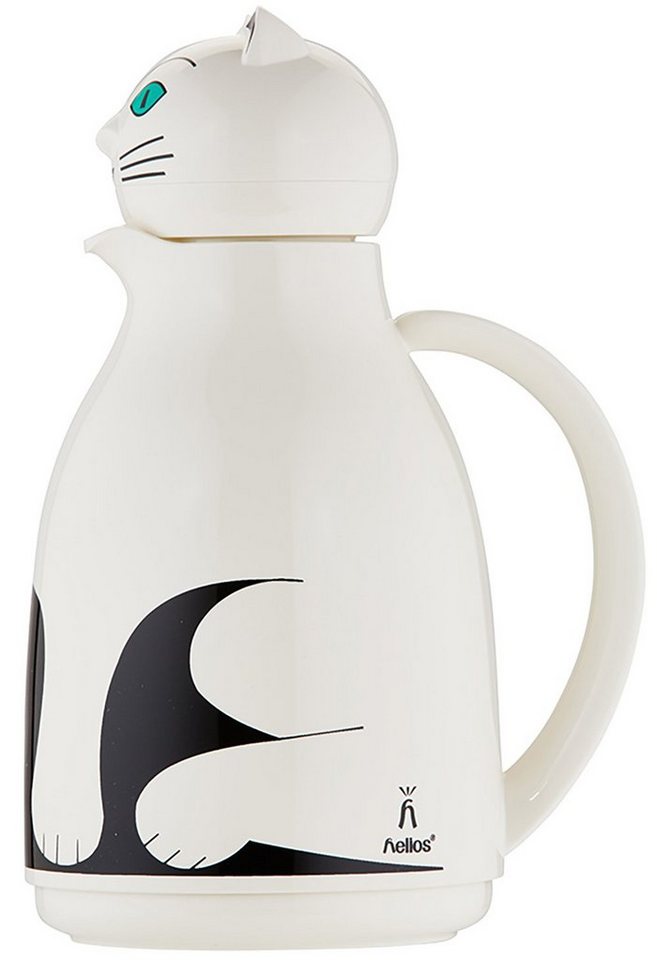 Helios Isolierkanne Thermo-Cat, 1.0 l, mit Tier-Print von Helios