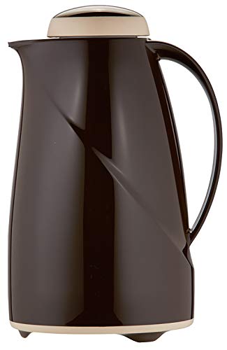 Helios Wave Kunststoff-Isolierkanne, Cappuccino, 1,5 Liter von Helios