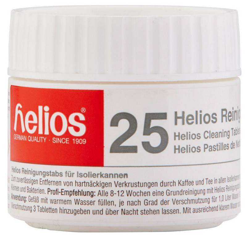 Helios Reinigungstabs Reinigungstabletten (Dose mit 25 Stück) von Helios