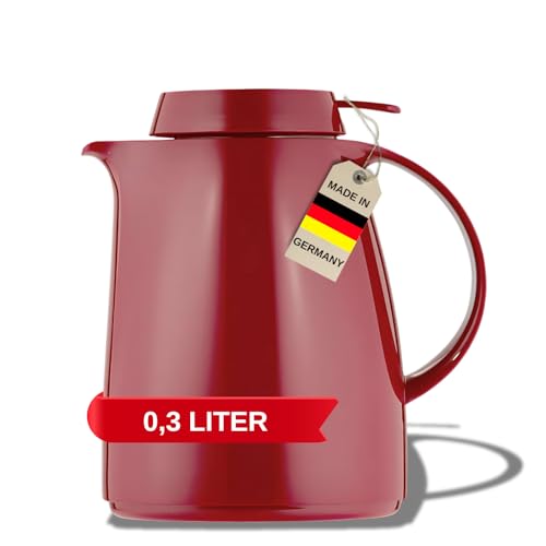Helios Servitherm Kunststoff-Isolierkanne, rot, 0,3 Liter von Helios