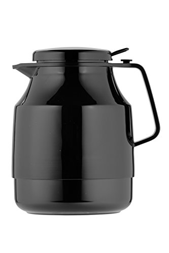 Helios Tea Boy Push Vakuum Krug schwarz 1,3 Liter von Helios
