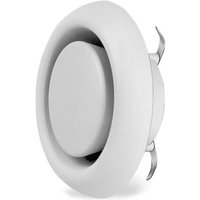 Helios - Tellerventil ktva 100, 0941 dn 100 mm, Kunststoff, für Abluft von Helios