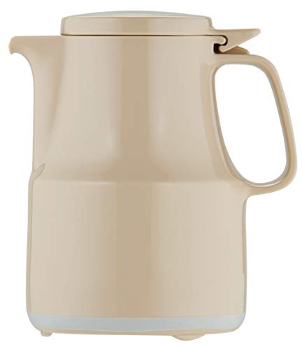 Helios Thermoboy Kunststoff-Isolierkanne mit Klappdeckel 0,3 l beige spülmaschinenfest von Helios