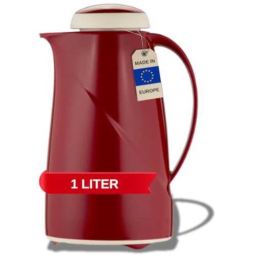 Helios Wave S+ Kunststoff-Isolierkanne, rot, 1 Liter von Helios