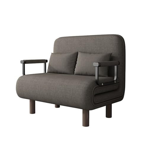 Heliosrider Schlafsessel Schlafsofa Schlaf Couch 3 In 1 Sofa mit Schlaffunktion Schwammmatratze für Wohnzimmer Schlafzimmer Heimkino GäStezimmer Einfache Montage(Dark Gray,190 * 60 * 28CM) von Heliosrider
