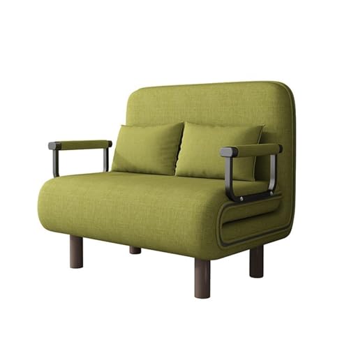 Heliosrider Schlafsessel Schlafsofa Schlaf Couch 3 In 1 Sofa mit Schlaffunktion Schwammmatratze für Wohnzimmer Schlafzimmer Heimkino GäStezimmer Einfache Montage(Green,190 * 60 * 28CM) von Heliosrider