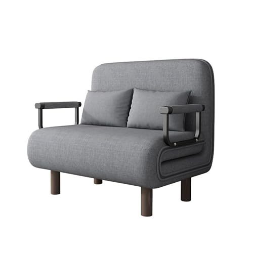 Heliosrider Schlafsessel Schlafsofa Schlaf Couch 3 In 1 Sofa mit Schlaffunktion Schwammmatratze für Wohnzimmer Schlafzimmer Heimkino GäStezimmer Einfache Montage(Light Gray,190 * 80 * 28CM) von Heliosrider