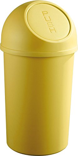 helit H2401218 - Push-Abfallbehälter „the flip“ 25L, gelb von Helit