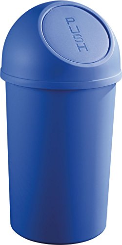 helit H2401334 - Push-Abfallbehälter „the flip“ 45L, blau von Helit