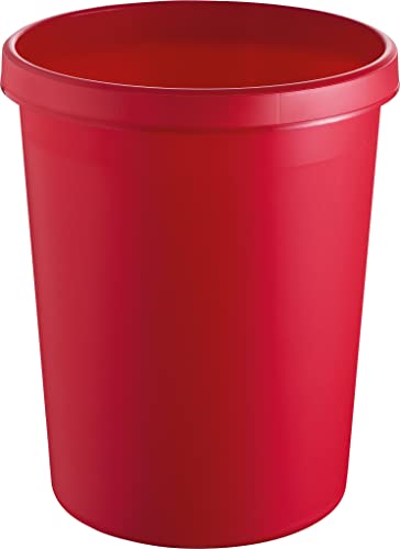 helit H6106225 - Papierkorb „the german“ 45 Liter, rot, mit umlaufendem Griffrand, aus Kunststoff, 1 Stück helit H6106225 - Papierkorb „the german“ 45 Liter, rot, mit umlaufendem Griffrand, aus Kunststoff, 1 Stück von Helit