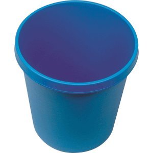 Helit Papierkorb rund 18l blau Helit Papierkorb rund 18l blau von Helit