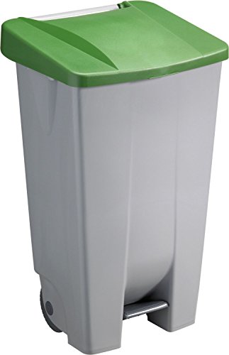Helit H2405551 - Tret-Abfallbehälter "the step chief" 120L, grün Helit H2405551 - Tret-Abfallbehälter "the step chief" 120L, grün von Helit