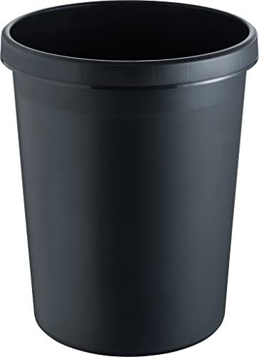 helit H6106295 - Papierkorb „the german“ 45 Liter, schwarz, mit umlaufendem Griffrand, aus Kunststoff, 1 Stück helit H6106295 - Papierkorb „the german“ 45 Liter, schwarz, mit umlaufendem Griffrand, aus Kunststoff, 1 Stück von Helit