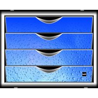 helit Schubladenbox H6129634  DIN A4 26,2 x 33,0 x 21,2 cm von Helit