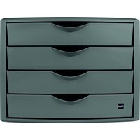 helit Schubladenbox H6429582  DIN A4 26,5 x 33,2 x 21,5 cm von Helit
