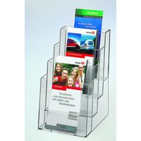 helit Tischprospekthalter A5 4-Fach transparent helit Tischprospekthalter A5 4-Fach transparent von Helit