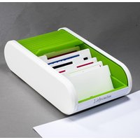 helit Visitenkartenbox weiß/apfelgrün von Helit