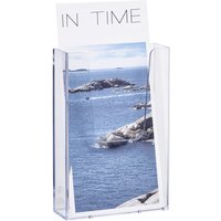 helit Wandprospekthalter 1/3 DIN A4 1-Fach transparent helit Wandprospekthalter 1/3 DIN A4 1-Fach transparent von Helit