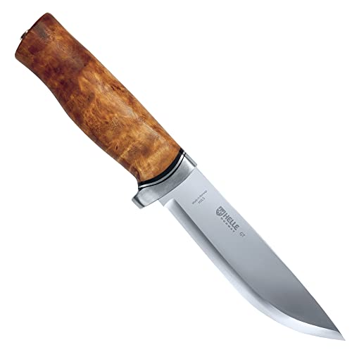 Helle GT Messer 4,84 Zoll Klinge Griff aus Gelbbirke 36 Braun von Helle